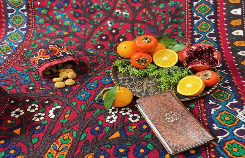 رومیزی یلدایی