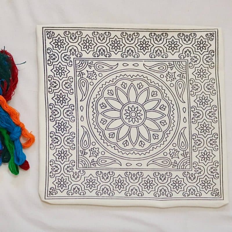 پته خام بازوبند محرابی 50 سانت