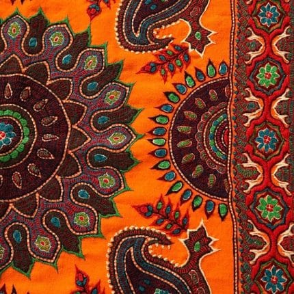 بقچه پته چهاربته بازوبندی نارنجی