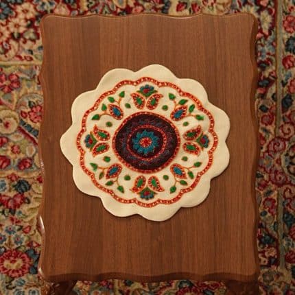 پته گرد بادام سفید قطر 30