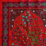 پته سجاده طرح درختی قرمز
