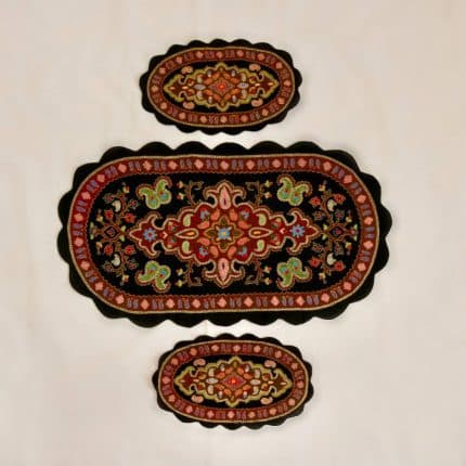 ست جلومبلی و عسلی مشکی