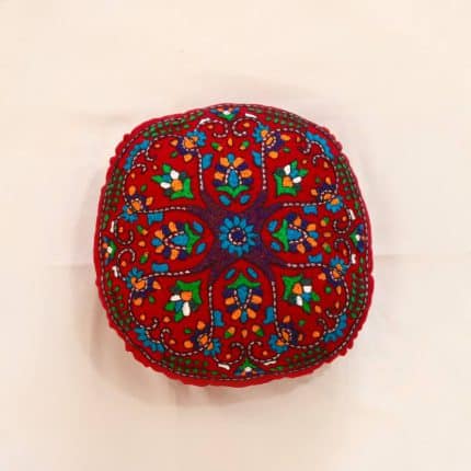 کوسن پته گرد قرمز