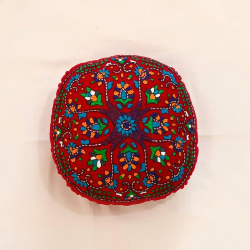 کوسن پته گرد قرمز
